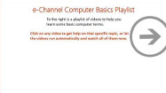 Computer Basics - An e-Channel Help Playlist (en anglais)